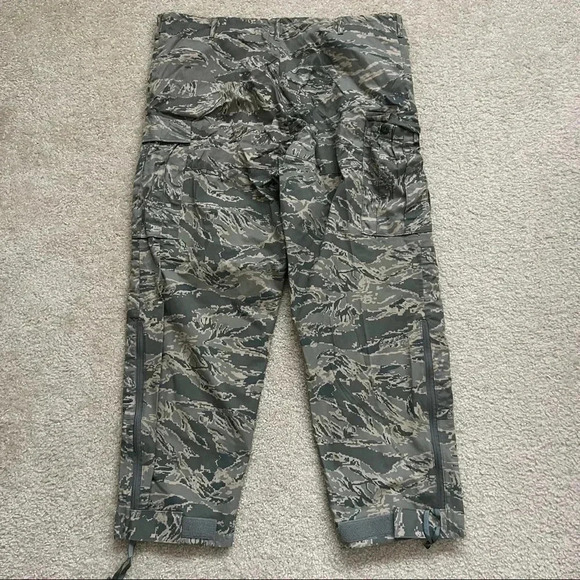 USAF Cold Weather Tiger Stripe Camouflage Trousers Pant XL Long SPM1C1-08-D-1041 - Picture 10 of 16